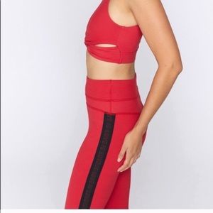 Spiritual Gangster Pink Cherry leggings